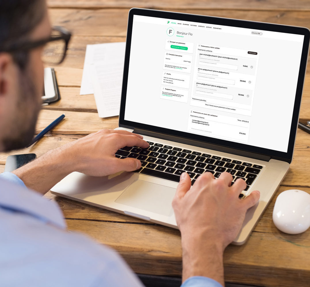 Gestion des paiements depuis l'espace utilisateur